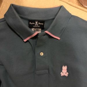 psycho bunny polo, size 6/L